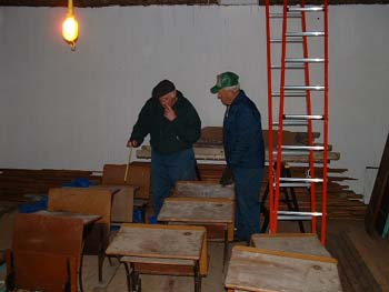 032 -  Desks before Refinishing