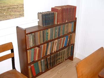 055 - Bookcase Filled with Vintage Books