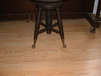 058 - Piano Stool with Glass feet