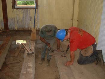 060 - Salvaging portion of flooring for re-use