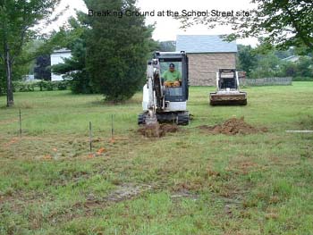 003 - First shovel of dirt at School Street site