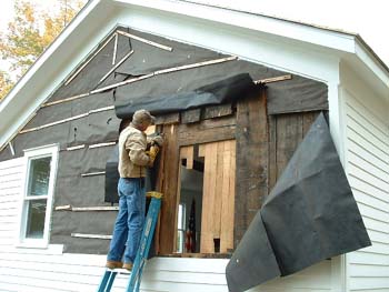 094 - Cutting hole to accept display cases