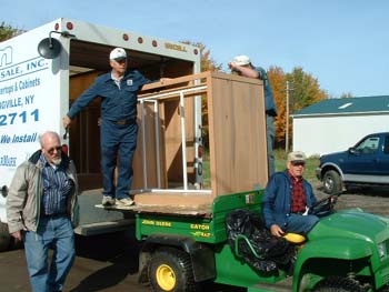 097 - Cabinet on its way to schoolhouse