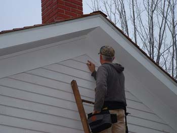 111 -  Last clapboard applied