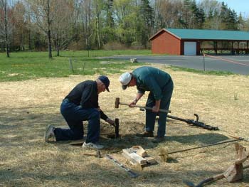 148 - Preparing base for hand pump