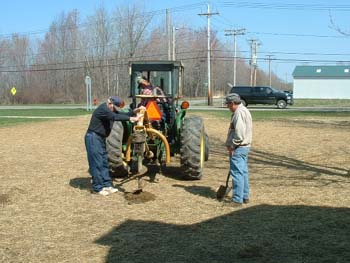 151 - Digging hole for flagpole