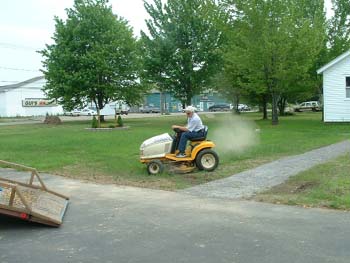 158 - The grass is finally tall enough to mow