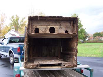 197 - Three Hole outhouse was donated & delivered