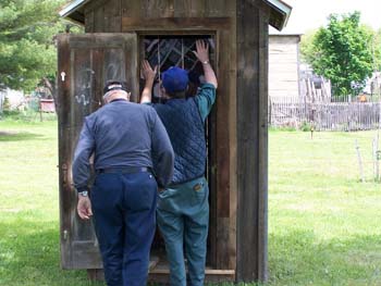 214 - Applying Plexi over the doorway