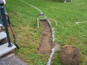 215 - Path was cut to outhouse