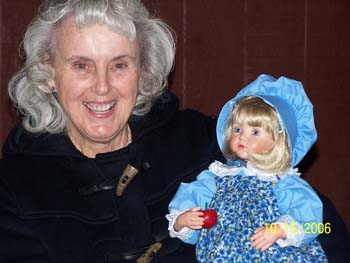 237 - The proud winner of the Porcelain Doll