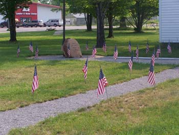 246 - American Flags went up for Memorial Day