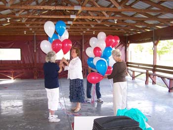 277 - The pavilion was decorated