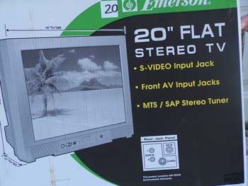 299 - Another prize was a 20 Flat Screen TV