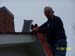 225 - Solar panel installed to power security system